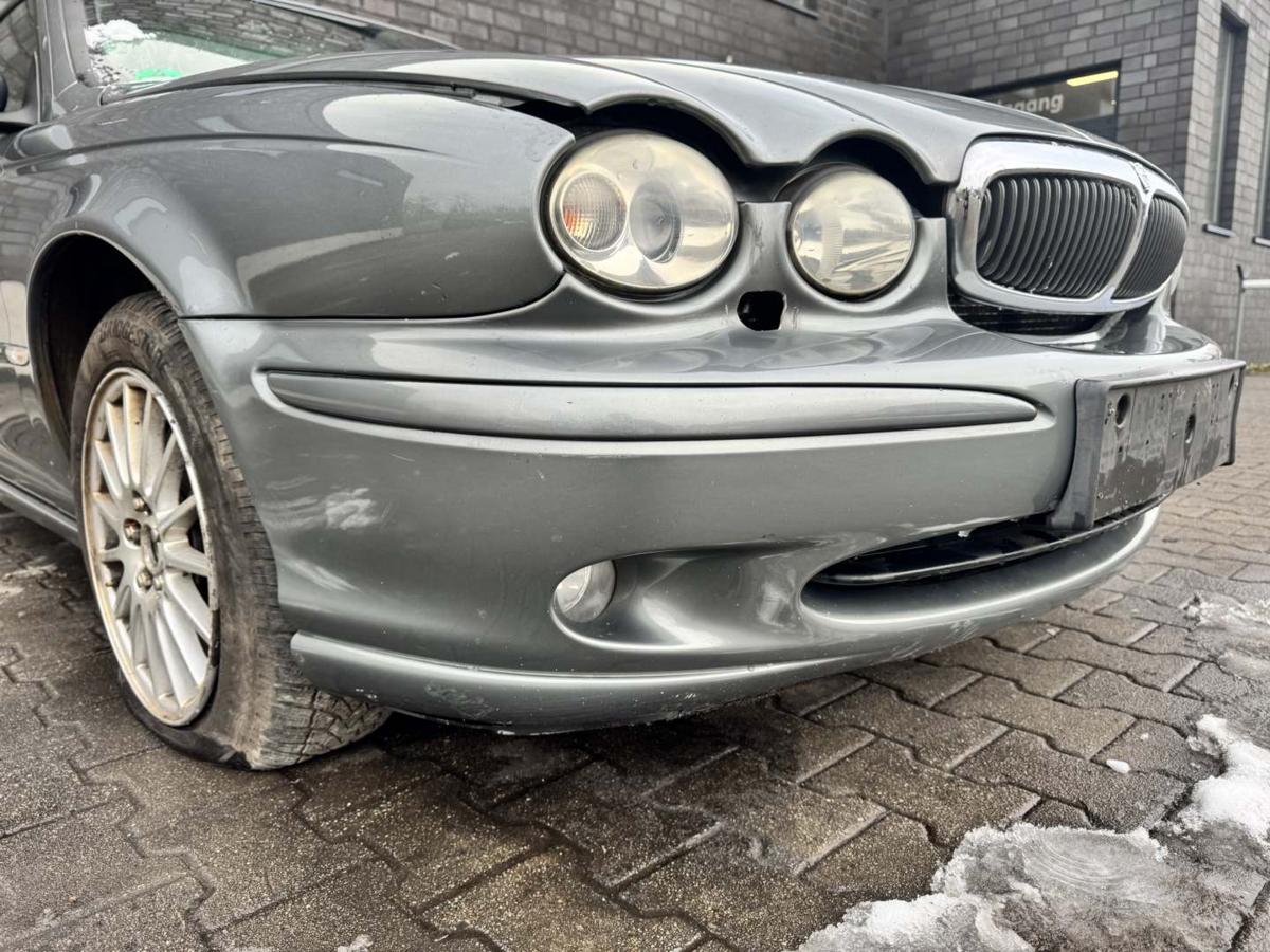 Jaguar X-Type original Sto&szlig;stange Stossf&auml;nger vorn LHK Quartzgrau Bj.2006